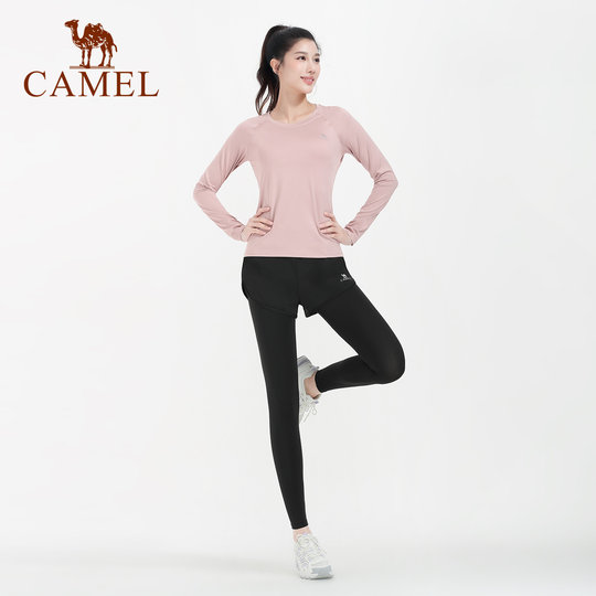 Одежда для йоги Camel, осенняя тонкая одежда с длинным рукавом