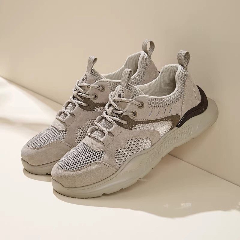 骆驼运动鞋男2026春夏季透气舒适轻盈男款慢跑鞋厚底增高休闲板鞋,淘宝优惠券,粉丝福利购,淘宝优惠卷