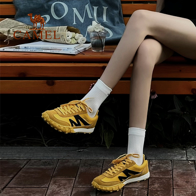 骆驼女鞋德训鞋运动板鞋