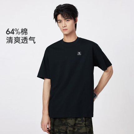 【棉棉T】骆驼男装短袖T恤男款