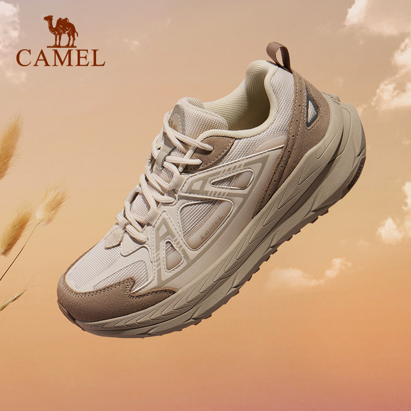 骆驼运动鞋2025新款防泼水运动鞋男女缓震舒适防滑百搭休闲跑步鞋,淘宝优惠券,粉丝福利购,淘宝优惠卷