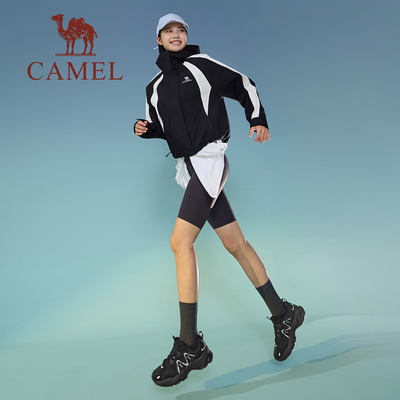 骆驼星野运动鞋女款2025秋冬新款透气女鞋厚底增高老爹鞋休闲鞋子