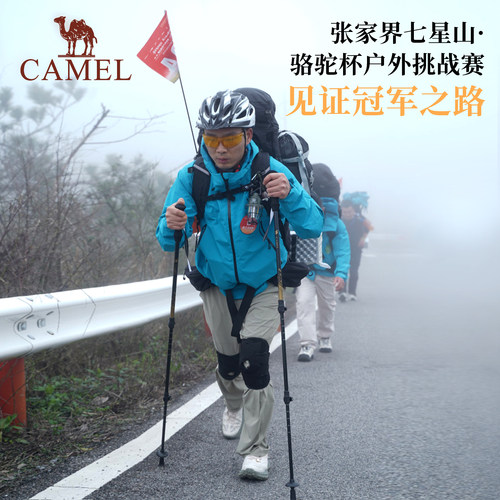 【神仗】骆驼专业户外登山杖男女徒步爬山便携超轻伸缩装备手杖 - 图0