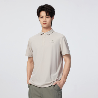 骆驼男士夏季透气速干POLO衫