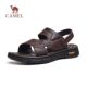 Camel Outdoor Sandals 2026 Summer New Men's Comfortable Breathable Cowhide Two-Wear Wear-Resistant Grip Beach Shoes for Men