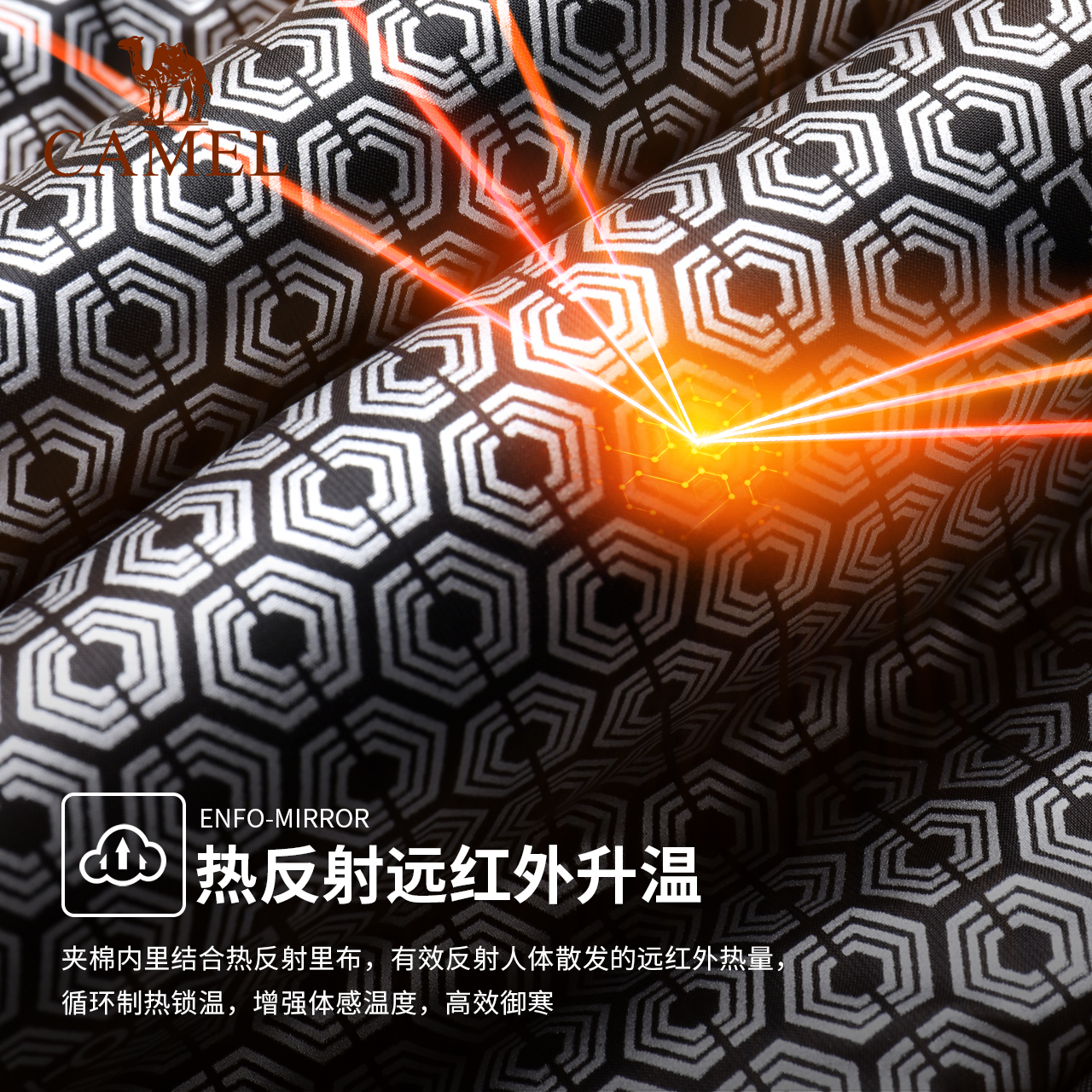 骆驼户外夹棉冲锋衣AK80硬壳防水外套男2025新款防雨进藏登山服女