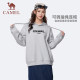 ເສື້ອຍືດກິລາ Camel hooded sweatshirt ສໍາລັບແມ່ຍິງ, ວ່າງແລະ versatile ມີ fleece
