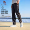 Camel men's casual pants men's outdoor summer mountaineering sports breathable straight outdoor moisture absorption quick-drying stretch trousers