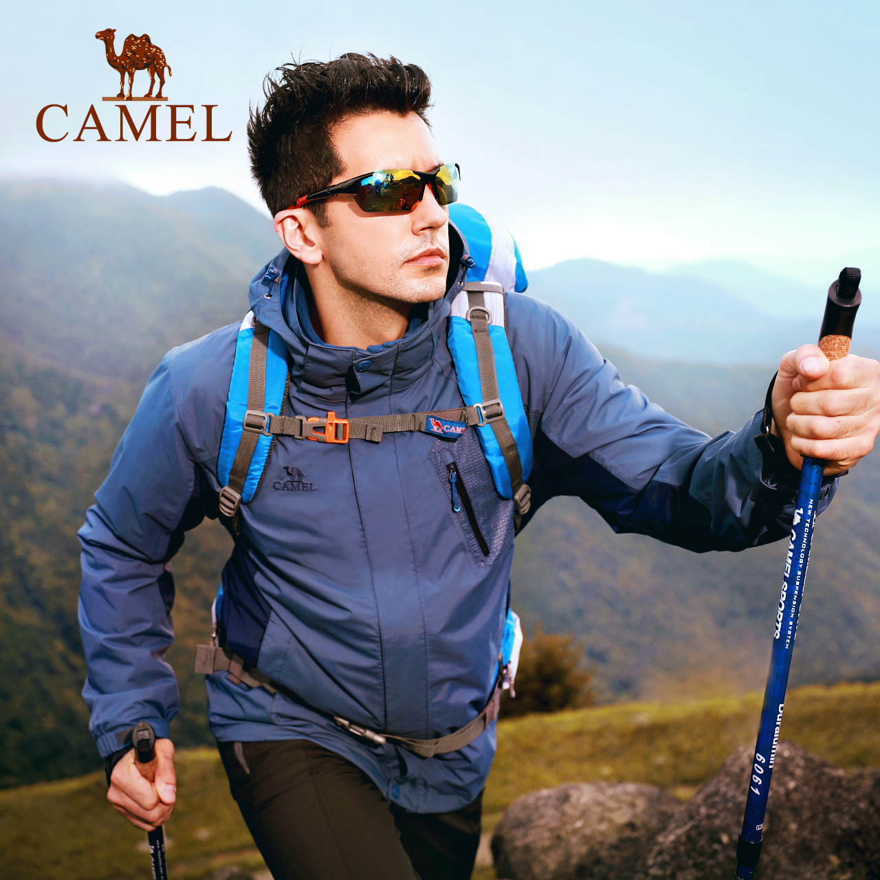 锁温防风防水透湿男女冲锋服登山服 骆驼户外 CAMEL 情侣款冲锋衣 锁温防风防水透湿男女冲锋服登山服 骆驼户外 CAMEL 情侣款冲锋衣