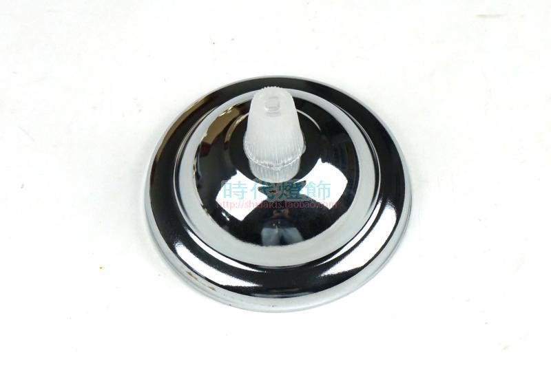 吸顶灯底座单头盘餐吊灯过道灯底座小圆盘支架LED灯饰灯具配件 - 图1