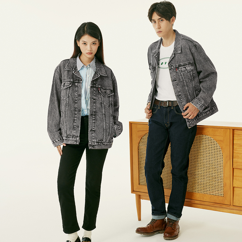 Levi's李维斯春季新款男士牛仔外套潮流时尚舒适长袖夹克