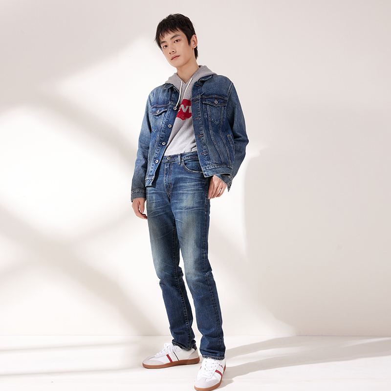 【商场同款】Levi's午夜蓝牌日本制系列情侣装牛仔外套67485-0012