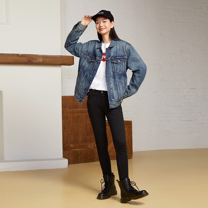 【商场同款】Levi's午夜蓝牌日本制系列情侣装牛仔外套67485-0012