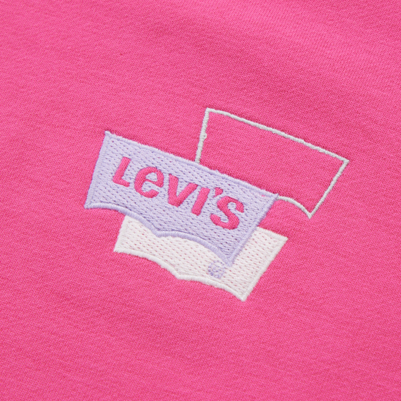 【商场同款】Levi's李维斯春季新款女士刺绣圆领卫衣A7478-0000-图3