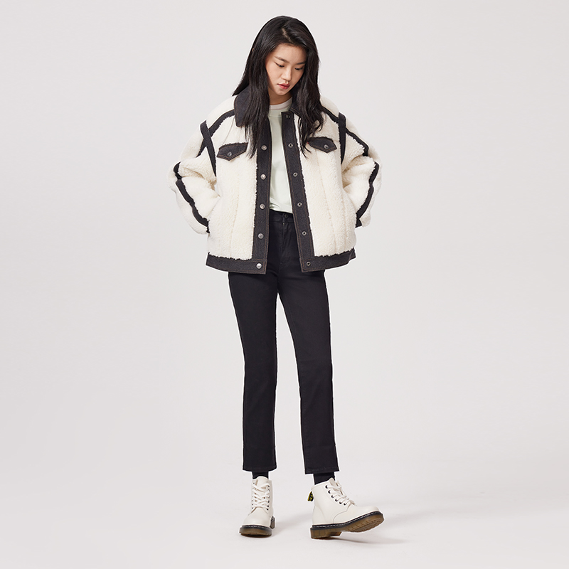 Levi's李维斯高腰牛仔裤