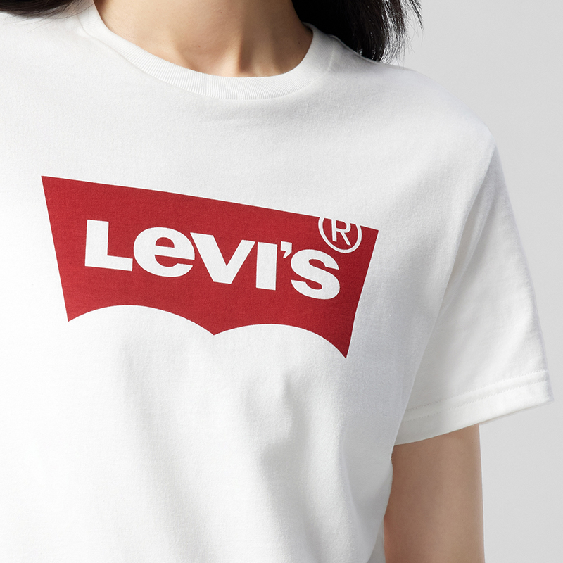 【商场同款】Levi's李维斯 24春季新款女士重磅短袖T恤A2806-0001 - 图2