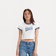 ເສື້ອຍືດແຂນສັ້ນຂອງຜູ້ຍິງ Levi's Slim Fit Knitted Short Sleeve T-Shirt