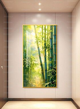 【进口棉布】蒙娜丽莎皇室十字绣竹报平安简约唯美风景套件手工绣