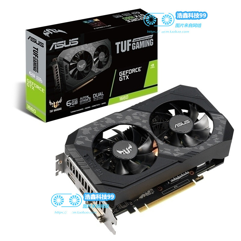 ASUS华硕TUF GTX1650 1650S 1660 1660S 1660Ti显卡风扇T128015BU - 图2