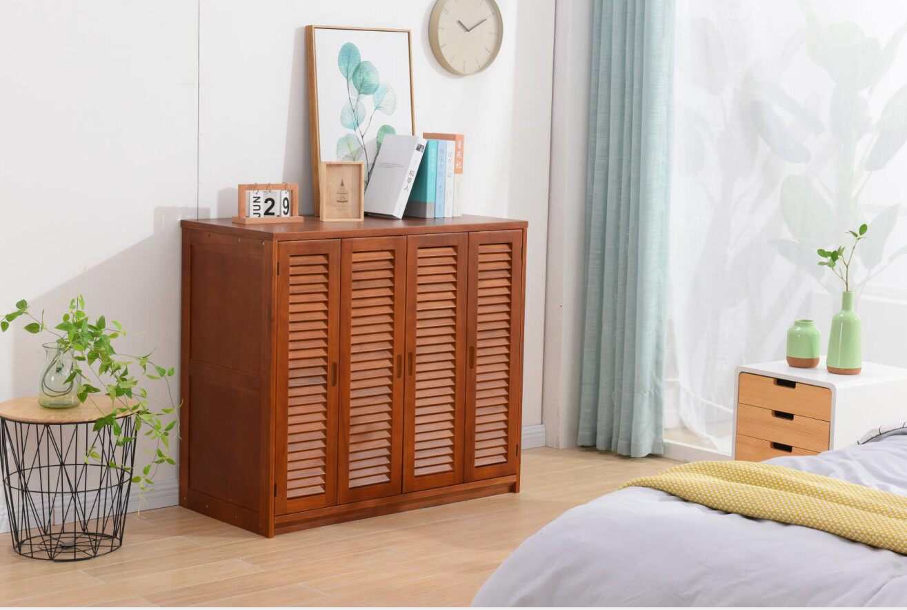 厂促棉被柜实木收纳柜卧室大容量储物柜防潮透气被子柜子组合衣品