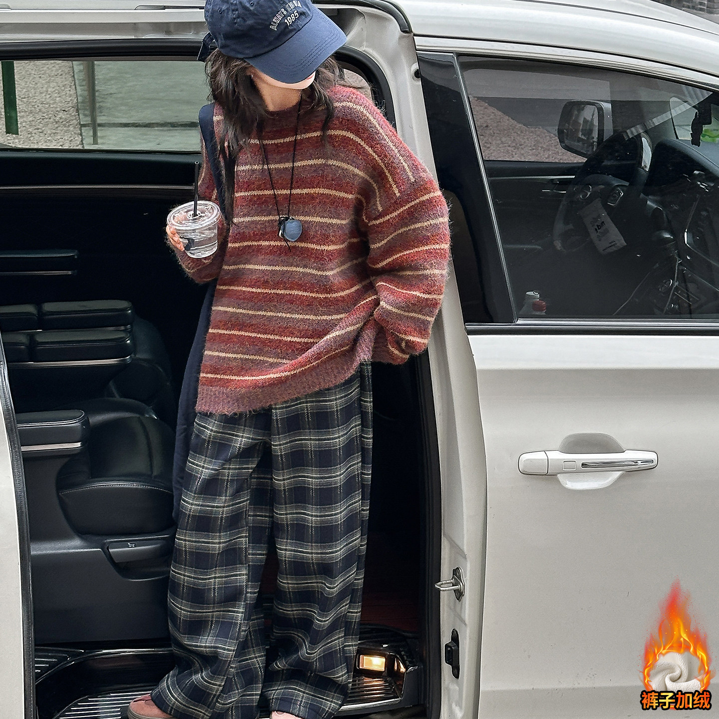 女童秋冬款韩版休闲加厚毛衣加绒裤子套装中大童洋气时髦女孩冬装,淘宝优惠券,粉丝福利购,淘宝优惠卷