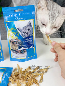 喵不二 柏可心小鱼干小虾干鱿鱼片美毛补钙猫零食25g 猫咪零食