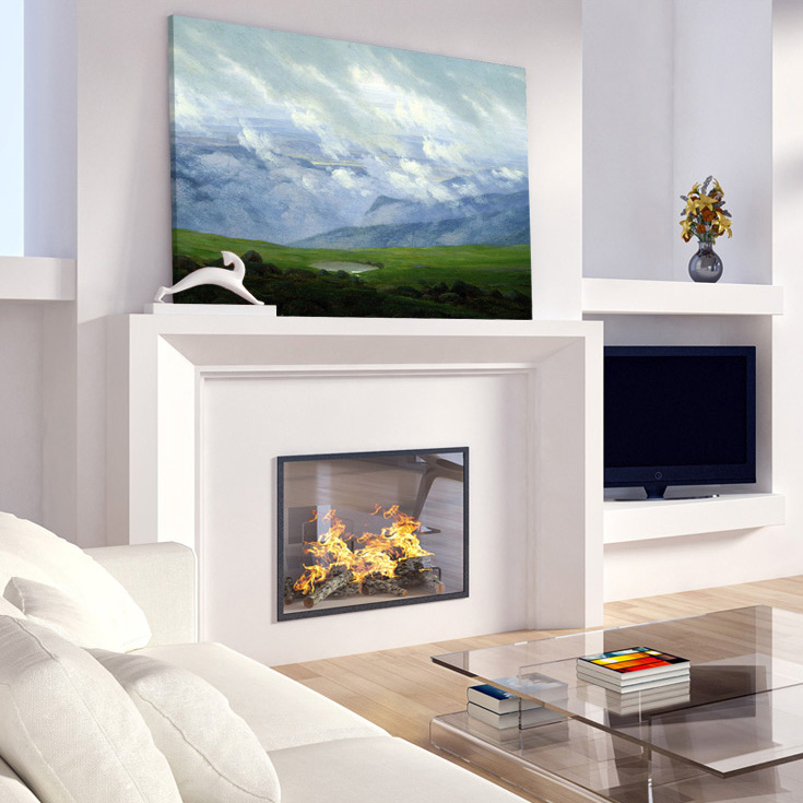 巨人山弗里德里希沙发背景墙装饰画卧室客房风景画餐厅壁挂画玄关,淘宝优惠券,粉丝福利购,淘宝优惠卷