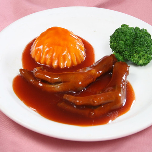 鲍汁扣鹅掌酒店食材餐饮宴会商用熟食速冻半成品方便加热即食10个 - 图3