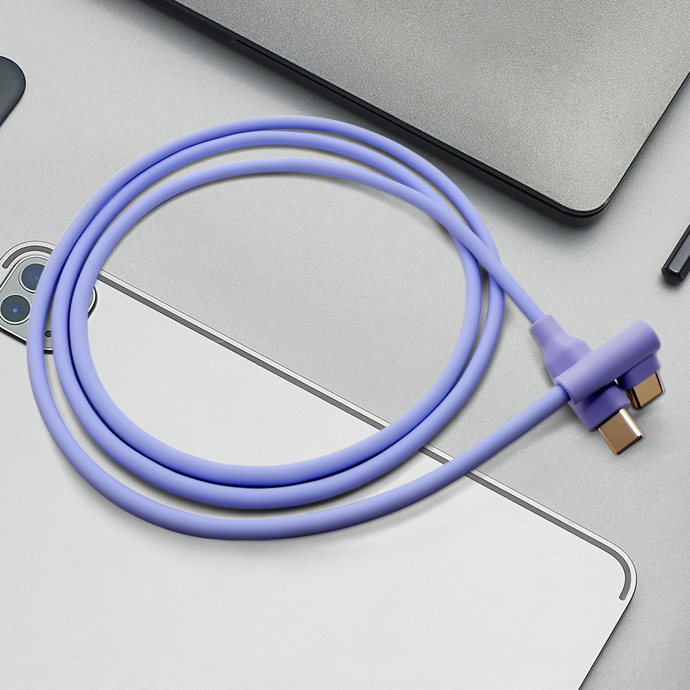 Keydex Type-C对C适配苹果15/16 硅胶线支持PD60W快充 0.3米/1米/1.5米手机充电线充电宝充电柔软硅胶数据线 - 图3