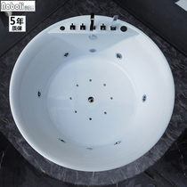 Round bathtub Embedded acrylic double hotel Surf thermostatic bath tub 1 1-1 6 m Take Pori 5318