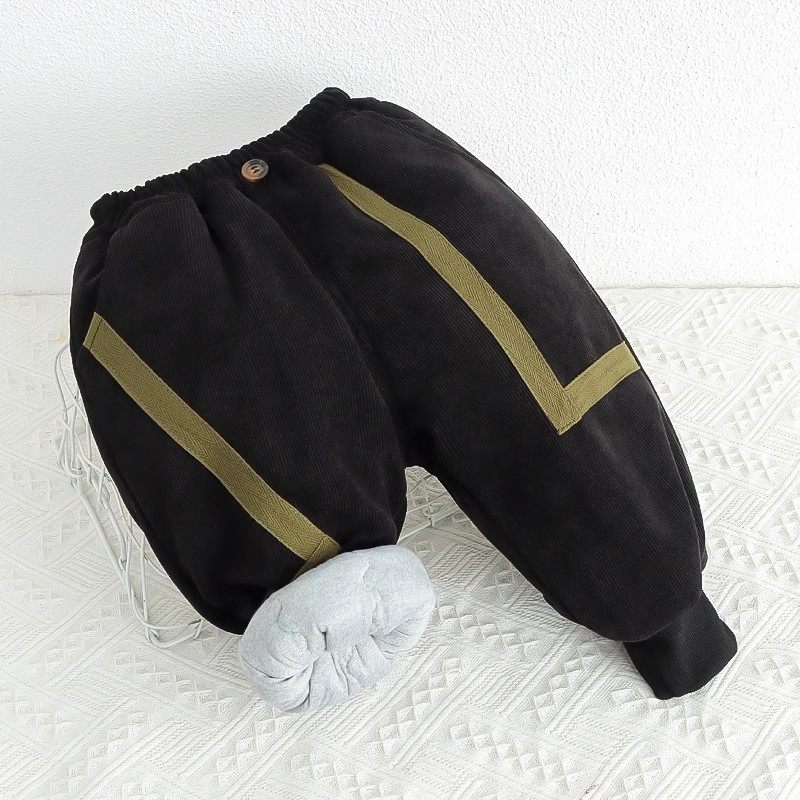 儿童裤子冬季男宝宝加厚棉裤3周岁婴儿夹层休闲裤新生儿开档长裤1,淘宝优惠券,粉丝福利购,淘宝优惠卷