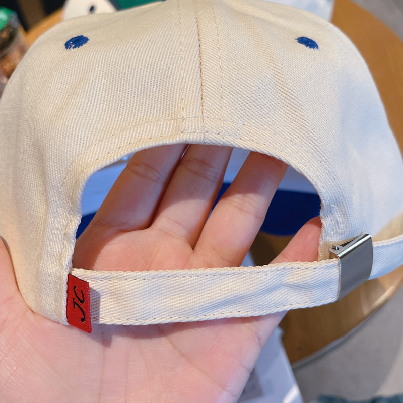 棒球帽子女春秋新款时尚夏季黑色显脸小刺绣字母拼色鸭舌帽男潮款,淘宝优惠券,粉丝福利购,淘宝优惠卷