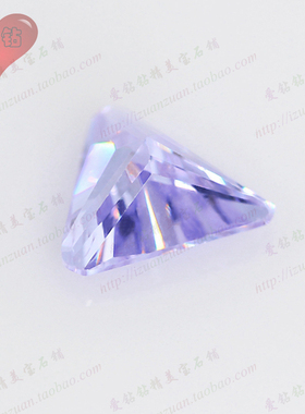 diy蓝色裸石捷克钻微镶配饰戒面