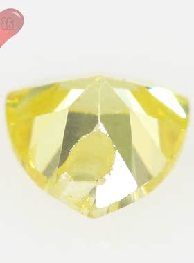 diy金黄色裸石散珠耳钉戒面