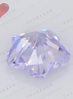 diy蓝色宝石耳钉配饰散珠