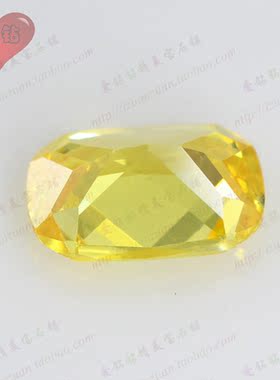 diy金黄色裸石异形钻饰品戒面