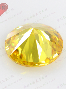 金黄色裸石超闪圆形美甲手表裸石