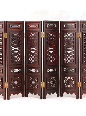 家具模型屏风微型工艺品红木复古