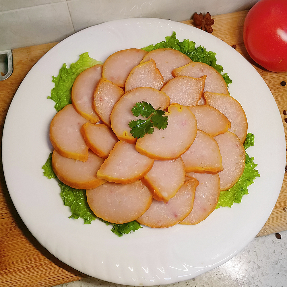 金丝蛋卷肉东北熏酱熟食儿童粉肠哈尔滨鸡丝蛋卷蛋皮猪肉即食千子 - 图2