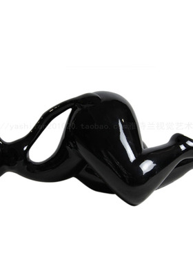 抽象艺术女人体舞蹈装置雕塑现货