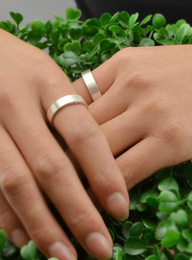 999纯银表白戒指足银隐藏表达爱