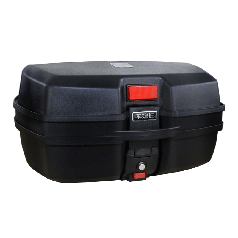 大容量摩托车箱子尾箱特大号通用后箱电动么托车后备箱超大后背箱 - 图3