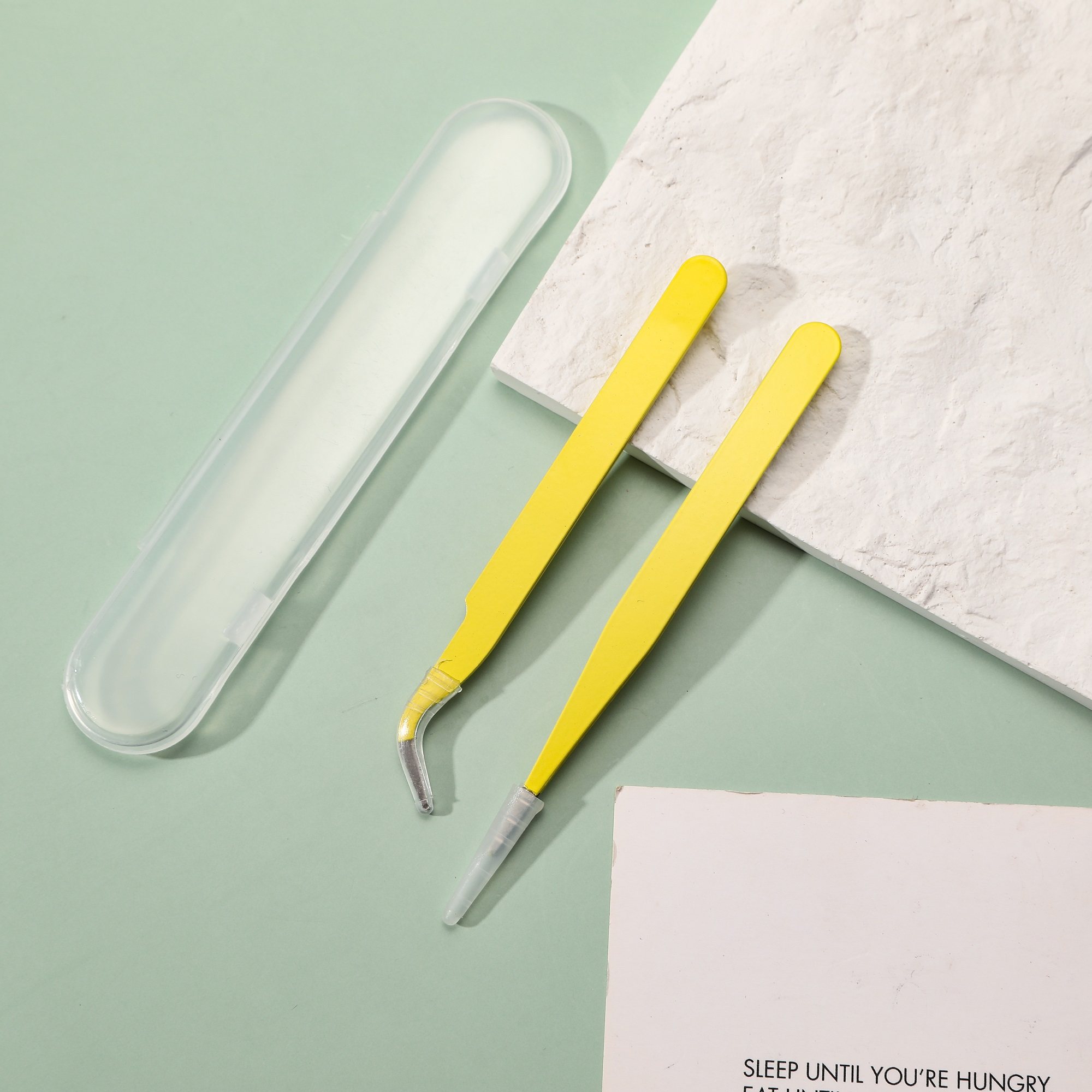 马卡龙色镊子手账咕卡奶油胶手机壳发夹diy专用工具弯头直头夹子,淘宝优惠券,粉丝福利购,淘宝优惠卷