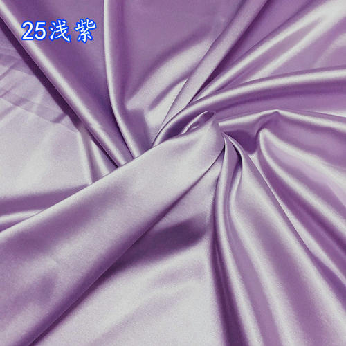 高密度弹力色丁绸缎布料 旗袍汉服裙装服装丝绸桑蚕真丝缎面布料 - 图0