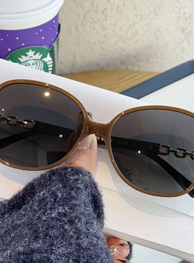 新款蝴蝶型复古大框墨镜女高级