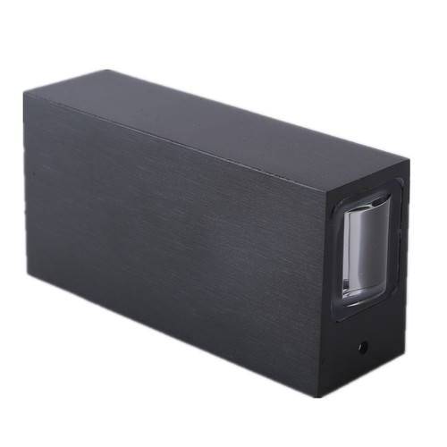 户外双头壁灯室内墙灯阳台柱子走廊一束光墙壁灯室外防水彩色射灯 - 图3