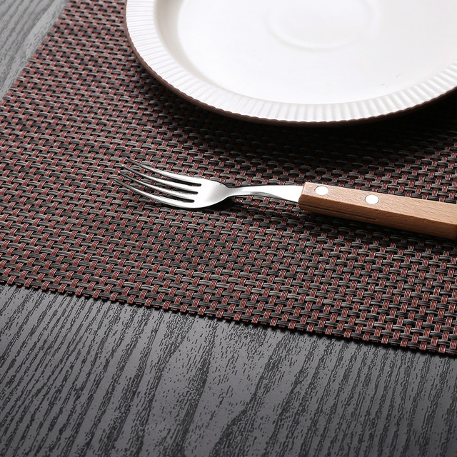 Baipinliang woven placemat Western placemat hotel wash