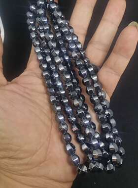 甘肃黑又亮手串佛珠铁陨石包邮