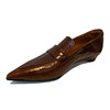 Deep mouth single shoes Xiao Erge first layer cowhide loafers