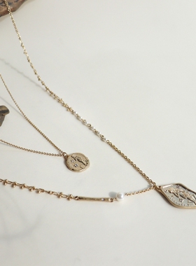 jennie金智妮泰妍同款女金币项链